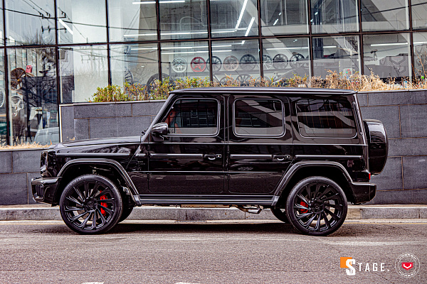 Фото дисков Vossen UV-3 Черный сатин на Mercedes-Benz G-Class III
