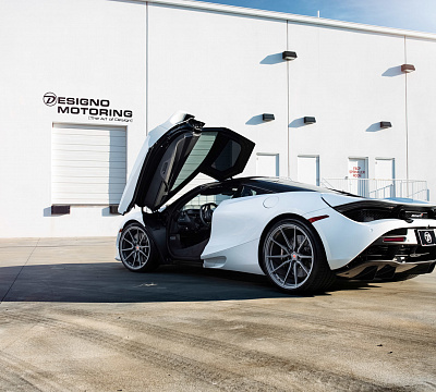 Фото дисков Vossen M-X2 на McLaren 720S