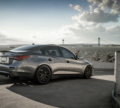 Фото дисков Vossen HF-2 на Infiniti Q50