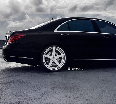 Фото дисков Strasse Wheels S5 Deep Concave на Mercedes-Benz S-Class (W222, C217)