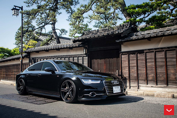 Фото дисков Vossen HF-1 Алмазная проточка на Audi A/RS 7 (4G)