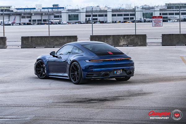 Фото дисков Vossen RS92 Черный сатин на Porsche 911 VIII