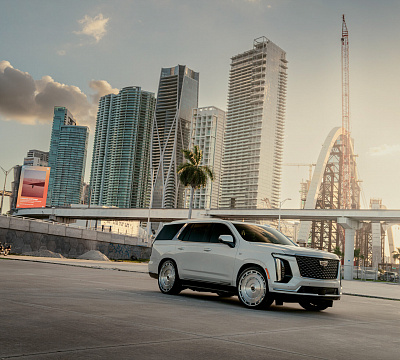 Фото дисков Vossen HF-9 на Cadillac Escalade V