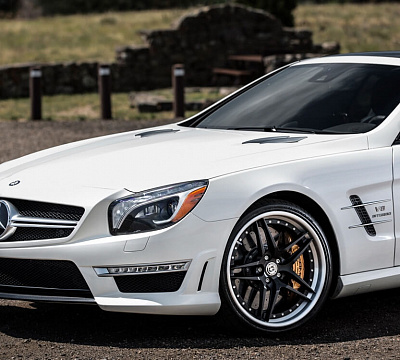 Фото дисков HRE S107 на Mercedes-Benz SL (R231)
