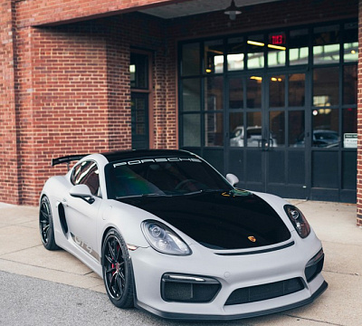 Фото дисков Brixton Forged R11-R на Porsche Cayman II