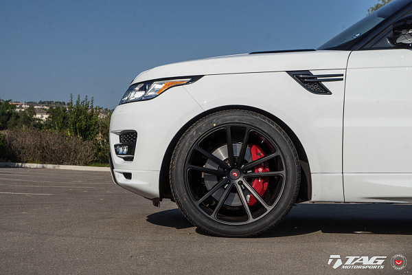 Фото дисков Vossen CG-203 Черный сатин на Land Rover Range Rover Sport II