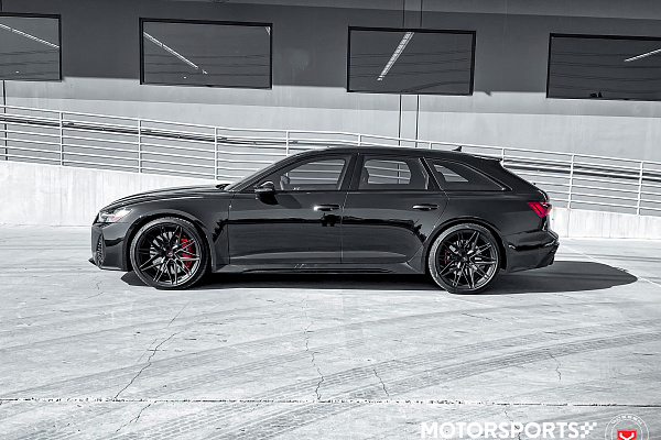 Фото дисков Vossen EVO-5 Черный сатин на Audi A/RS 6 (C8)