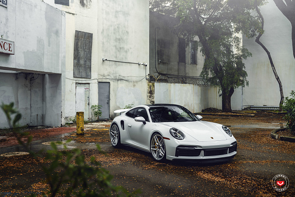 Фото дисков Vossen EVO-1R Глянцевый лак на Porsche 911 VIII