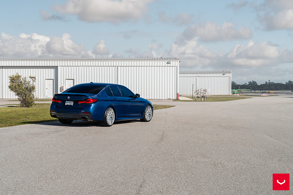 Фото дисков Vossen HF-7 Серебро на BMW 5/M5 (G30/F90)