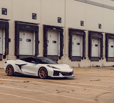 Фото дисков Vossen EVO-3R на Chevrolet Corvette C8