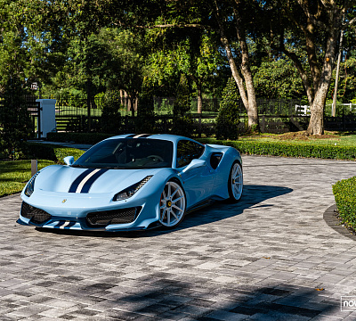Фото дисков NOVITEC NF10 на Ferrari 488