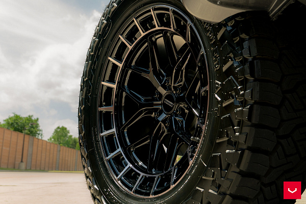 Фото дисков Vossen HFX-1 (6-Lug) Черный глянец на Ford F-150 XIV
