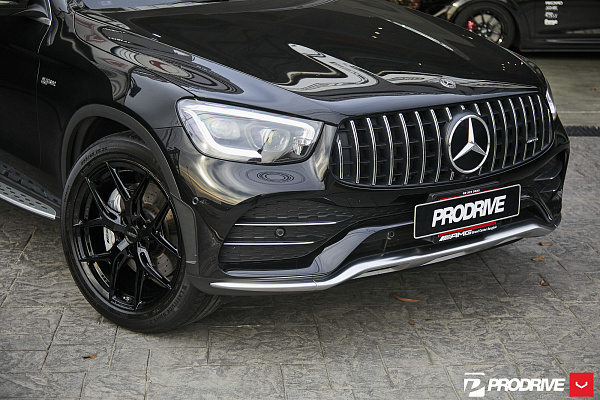Фото дисков Vossen HF-5 Черный глянец на Mercedes-Benz GLC (X253, C253)