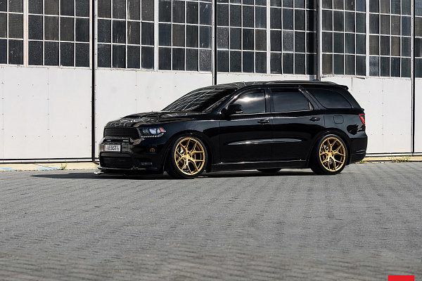 Фото дисков Vossen HF-5 Глянцевое золото на Dodge Durango III
