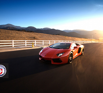 Фото дисков HRE P101 на Lamborghini Aventador