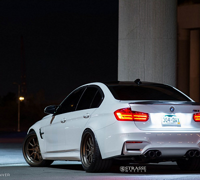 Фото дисков Strasse Wheels R10 Competition на BMW 3/M3 (F3x/F80)