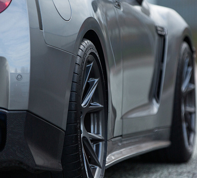 Фото дисков Vossen VFS-6 на Nissan GT-R