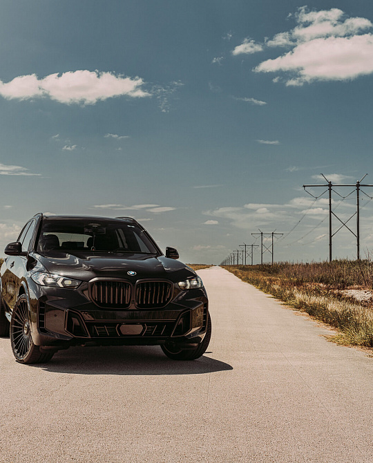 Фото дисков HF-8 Черный сатин на BMW X5/X5 M (G05/G18/F95)