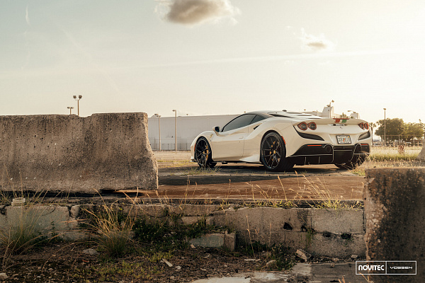 Фото дисков NOVITEC NF8 Черный глянец на Ferrari F8