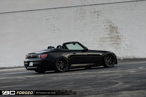 Фото дисков BC Forged HCS02 Черный сатин на Honda S2000