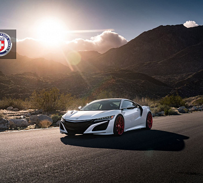 Фото дисков HRE P204 на Acura NSX II