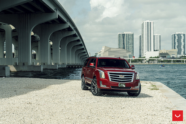 Фото дисков Vossen HF6-4 Матовый графит на Cadillac Escalade IV