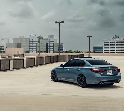 Фото дисков Vossen HF-7 на Infiniti Q50