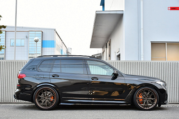 Фото дисков Anrky S3-X5 Сатиновая бронза на BMW X7 (G07)