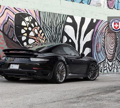 Фото дисков HRE P103 на Porsche 911 VII
