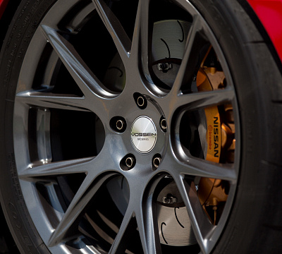 Фото дисков Vossen VFS-6 на Nissan GT-R