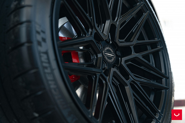 Фото дисков Vossen HF-7 Черный сатин на Toyota Supra A90