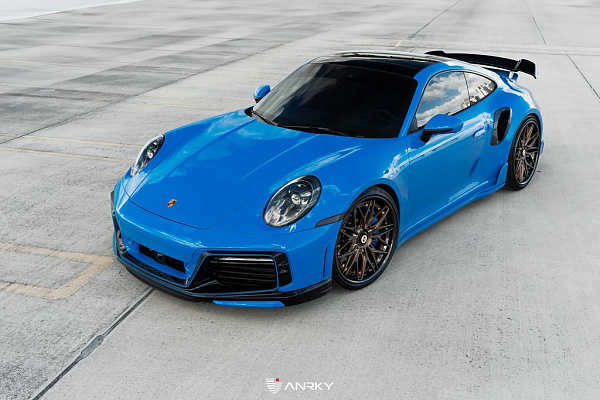 Фото дисков Anrky S3-X1 Сатиновая бронза на Porsche 911 VIII