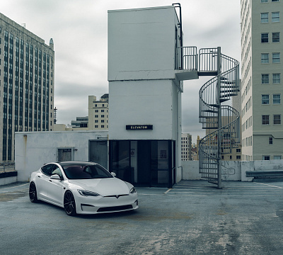 Фото дисков Vossen HF-3 на Tesla Model S