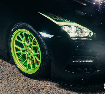 Фото дисков Vossen ML-X3 на Nissan GT-R