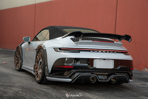 Фото дисков Anrky AN20 Aerosport Сатиновая бронза на Porsche 911 VIII