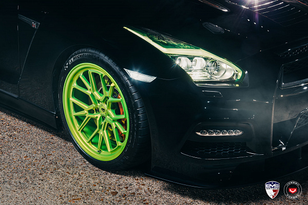 Фото дисков Vossen ML-X3 Другой цвет на Nissan GT-R