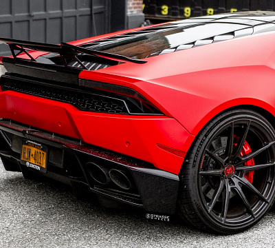 Фото дисков Strasse Wheels SV1 Deep Concave Monoblock на Lamborghini Huracan