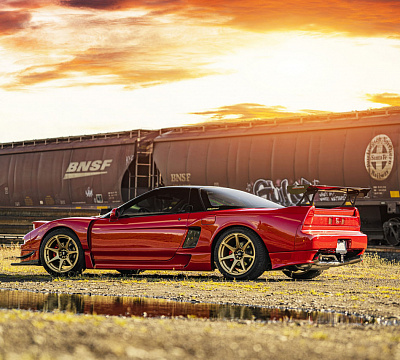 Фото дисков Motegi Racing MR154 BATTLE на Acura NSX I