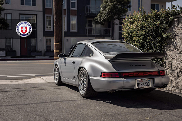 Фото дисков HRE 520 Серебро на Porsche 911 III