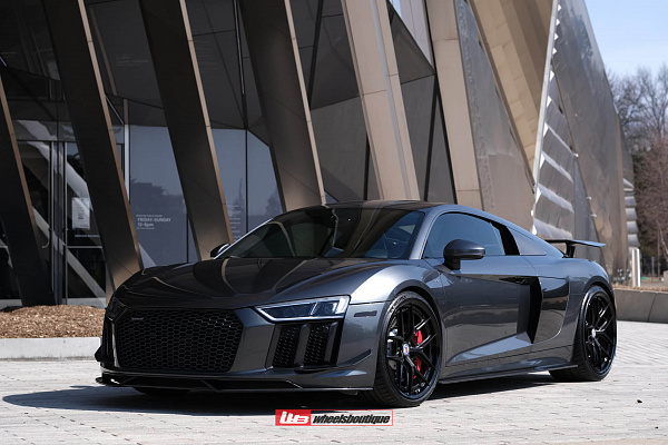 Фото дисков HRE S101SC Черный сатин на Audi R8 (4S)