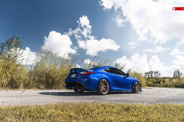 Фото дисков Anrky AN12 Сатиновое темное золото на Lexus RC