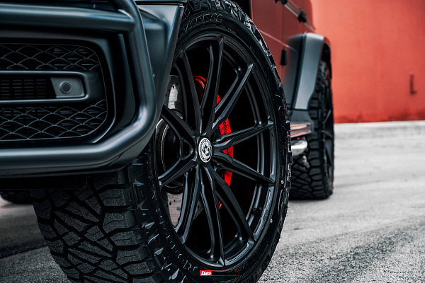 Фото дисков HRE P104SC Черный сатин на Mercedes-Benz G-Class III