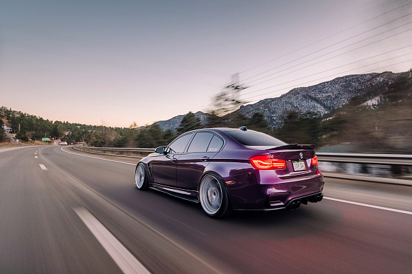 Фото дисков Brixton Forged R11-R Сатиновый лак на BMW 3/M3 (F3x/F80)