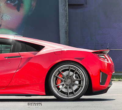 Фото дисков Strasse Wheels SV1 Deep Concave FS на Acura NSX II