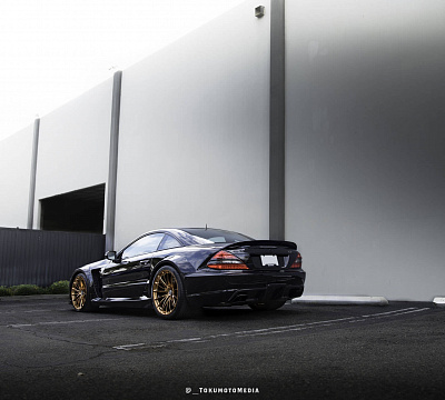 Фото дисков HRE P103 на Mercedes-Benz SL (R230)