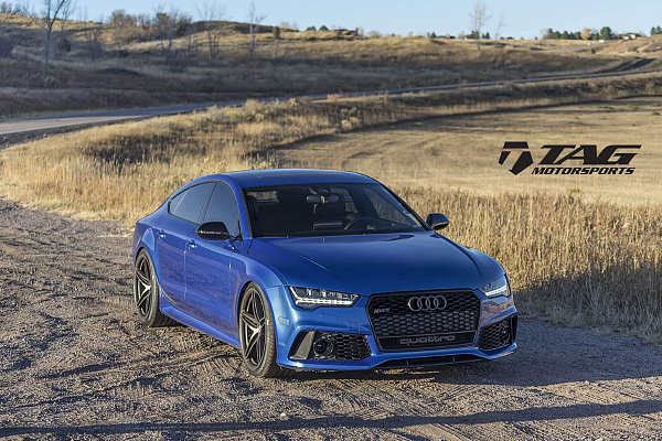 Фото дисков HRE P107 Сатиновая бронза на Audi A/RS 7 (4G)