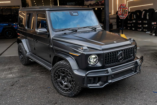 Фото дисков Brixton Forged BX01-M Черный матовый на Mercedes-Benz G-Class III