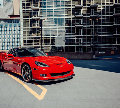 Фото дисков Strasse Wheels S5 Signature на Chevrolet Corvette C6