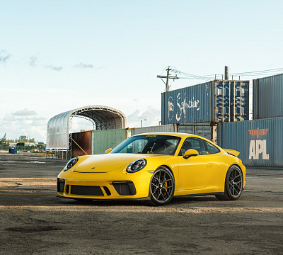 Фото дисков Vossen S21-01 на Porsche 911 VII