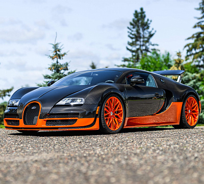 Фото дисков HRE P200 на Bugatti Veyron